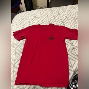 red vans t shirt
